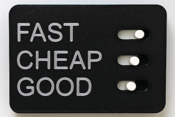 Fast, Good, Cheap Fidget