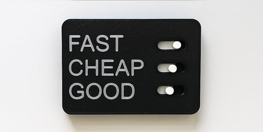 Black and White: Fast, Cheap, Good Fidget