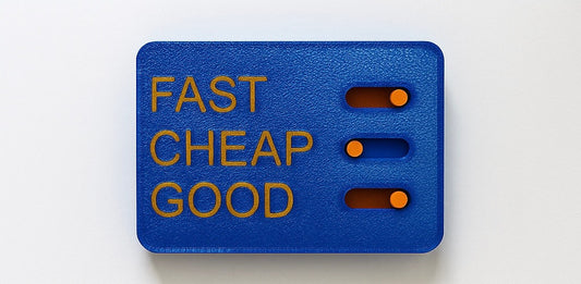 Blue & Orange: Fast, Good, Cheap Fidget